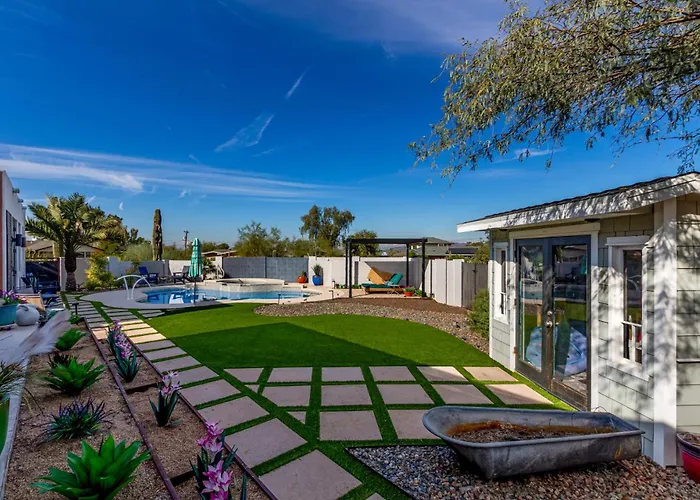 Private Desert Oasis With Heated Pool Guest Casita Phoenix